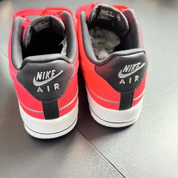 Air Force 1 '07 LV8 'Double Air Pack - Laser Crimson' Red orange‎ Men 8.5